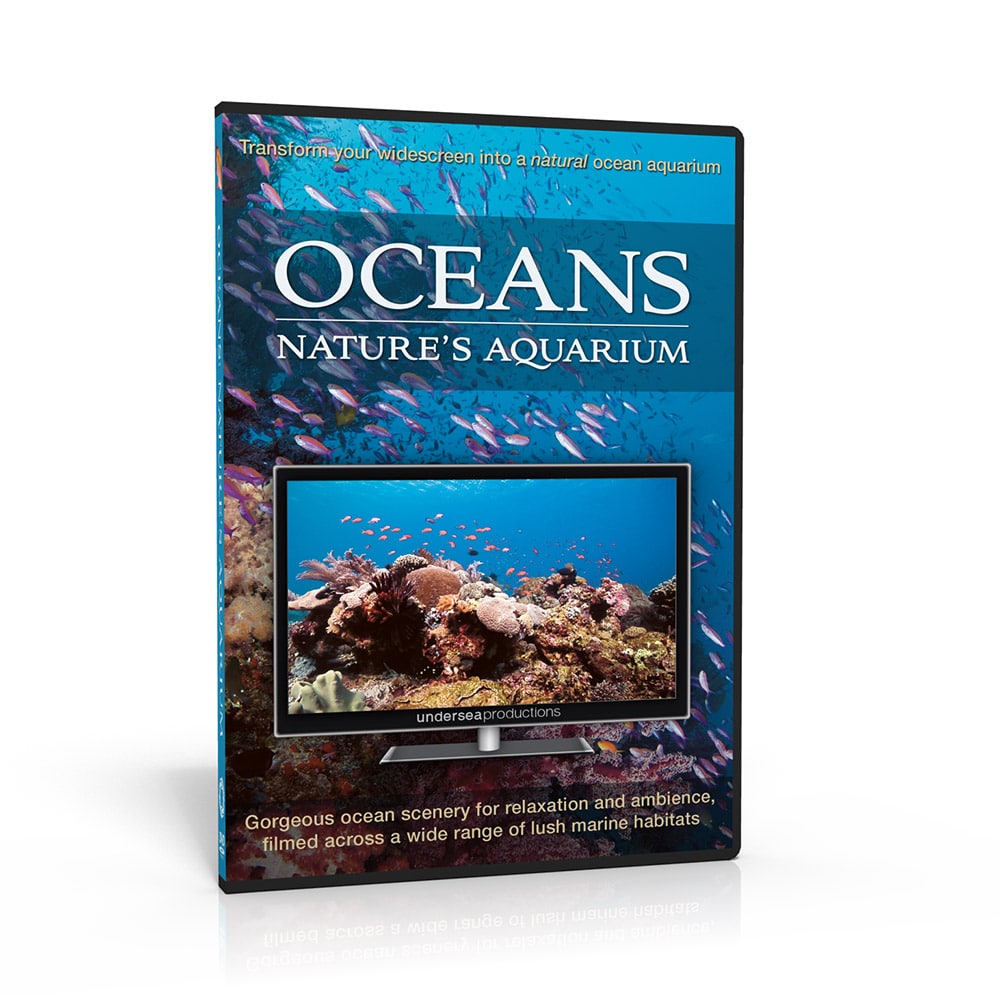 Oceans: Nature's Aquarium DVD. Underwater video for relaxation and ambiance.