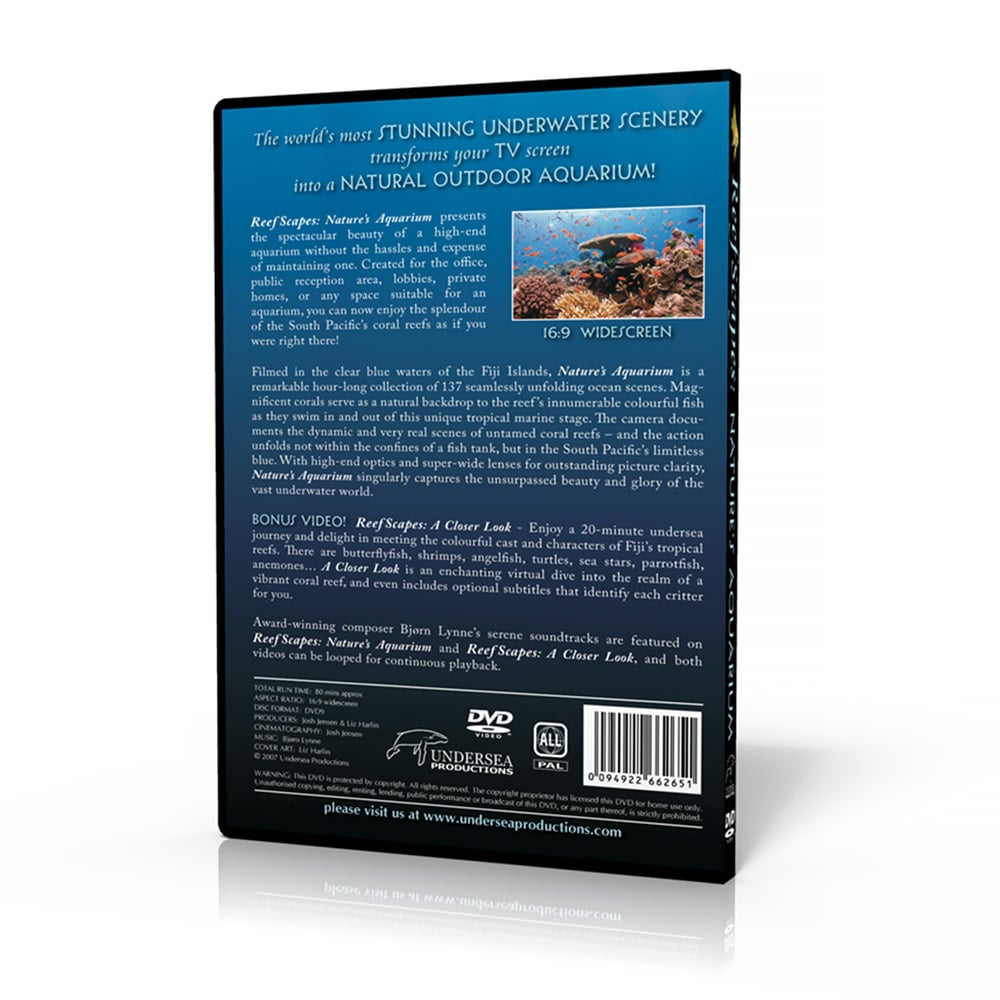 Reefscapes: Nature's Aquarium (DVD back cover)